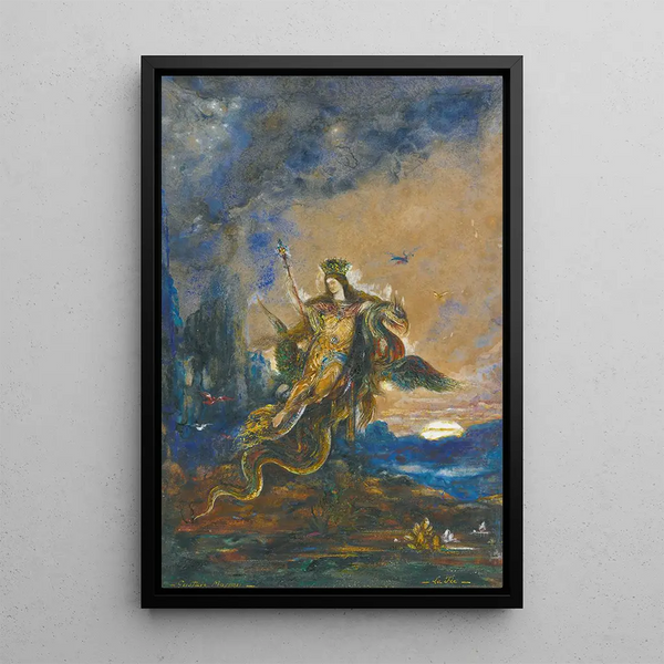 La Foi - Gustave Moreau — indrammet kunstværk på væggen