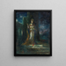 La Fiancée de la nuit - Gustave Moreau — indrammet kunstværk på væggen