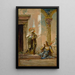 La Sainte et le Poète - Gustave Moreau — indrammet kunstværk på væggen