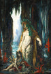 Le Poète og Havfruen 1893 - Gustave Moreau — indrammet kunstværk på væggen
