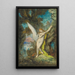Léda og svanen - Gustave Moreau — indrammet kunstværk på væggen