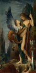 Œdipe og Sfinxen - Gustave Moreau — visning af kunstværket
