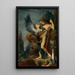 Œdipe og Sfinxen - Gustave Moreau — indrammet kunstværk på væggen