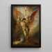 Saint Sebastian og Englen - Gustave Moreau — indrammet kunstværk på væggen