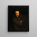 Le Rieur Autoportrait - Gustave Pierre — indrammet kunstværk på væggen