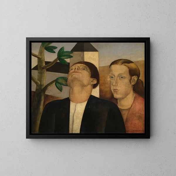 Azur - Gustave Van de Woestijne — indrammet kunstværk på væggen