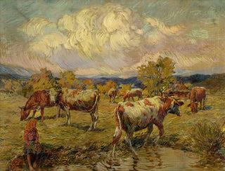 Vaches paissant - Gustav Mahler — visning af kunstværket