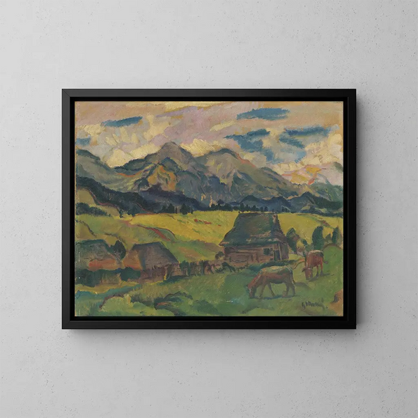 Motif de diar - Gustav Mahler — indrammet kunstværk på væggen