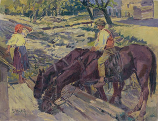 Gustv Mall - Watering Horses.webp