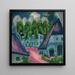Gut Staberhof III - Ernst Ludwig Kirchner — indrammet kunstværk på væggen