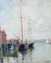 Quais d'East Gloucester - Guy Carleton Wiggins — visning af kunstværket