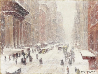 Guy Carleton Wiggins - Snow Storm On The Avenue.webp