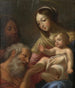 La Sainte Famille avec saint Jérôme - Guy François — visning af kunstværket