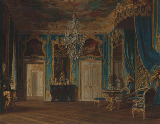 Projekt til et rum for kong Louis II af Bayern 1854-1886 - Gyula Benczúr — visning af kunstværket