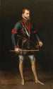 Portræt af Filip II af Spanien 1527-1598 - Hofmaler for Habsburgerne — visning af kunstværket