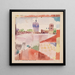 Hammamet med sin moské - Paul Klee — indrammet kunstværk på væggen