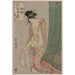 Reproduktion af maleriet Hanaogi af Ogiya fra serien Devinettes illustrerede - Kitagawa Utamaro