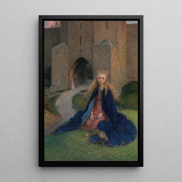 La Princesse - Hanna Hirsch-Pauli — indrammet kunstværk på væggen