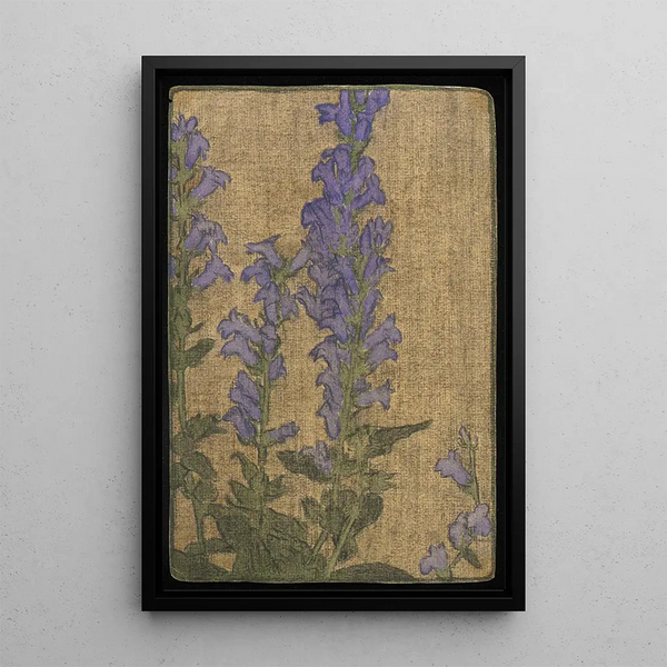 Delphinium - Hannah Borger Overbeck — indrammet kunstværk på væggen