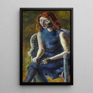 Hanns Ludwig Katz - Young Woman in a Wicker Chair.webp