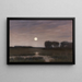 Lever de lune - Hans am Ende — indrammet kunstværk på væggen