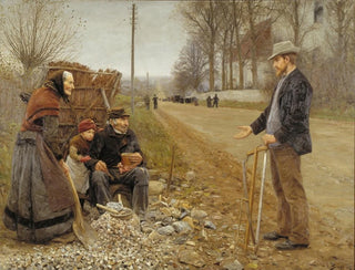 Hans Andersen Brendekilde - People by a Road.webp