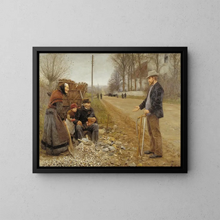 Hans Andersen Brendekilde - People by a Road.webp
