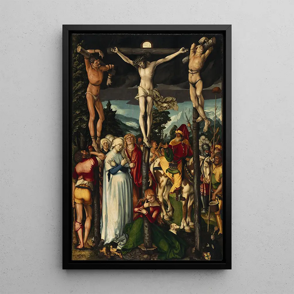 La Crucifixion du Christ - Hans Baldung — indrammet kunstværk på væggen