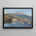 Vue depuis la mer sur Pozo de Martianez Puerto Orotava Tenerife - Hans Bohrdt — indrammet kunstværk på væggen