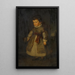 Portrait af barn Gronichte Hans Canons - Hans Canon — indrammet kunstværk på væggen