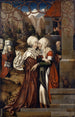 La Visitation - Hans Fries — visning af kunstværket