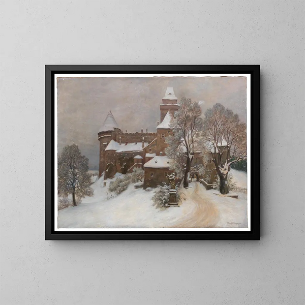 Château de Heidenreichstein - Hans Götzinger — indrammet kunstværk på væggen