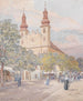 Procession de la Fête-Dieu à Maria Lanzendorf - Hans Götzinger — visning af kunstværket