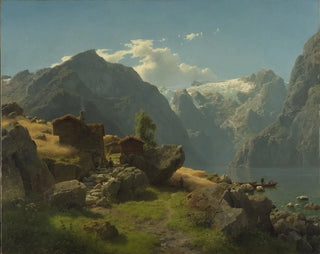Balestrand - Hans Gude — visning af kunstværket