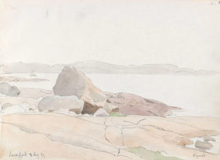 Frère Sandefjord - Hans Gude — visning af kunstværket