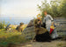 Dames au soleil - Hans Gude — visning af kunstværket