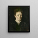 Portrait af Karen Marie Bützmann - Hans Heyerdahl — indrammet kunstværk på væggen