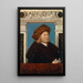 Portrait af Philipp Adler - Hans Holbein den Ældre — indrammet kunstværk på væggen
