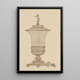 Hans Holbein The Younger - Deckelpokal Mit Allegorischer Frauengestalt.webp