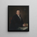 Landammann Jakob Zellweger-Zuberbühler - Hans Jakob Brunschweiler — indrammet kunstværk på væggen