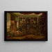 Cabinet de curiosités - Hans Jordaens III — indrammet kunstværk på væggen