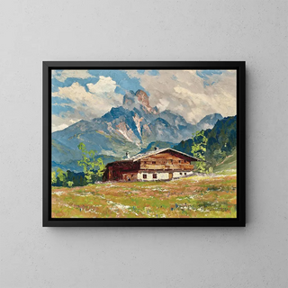 Hans Maurus - Blick auf die Bischofsmtze von Filzmoos.webp