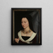 Maria Portinari Maria Maddalena Baroncelli født i 1456 - Hans Memling — indrammet kunstværk på væggen