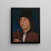 Portræt af en mand med en pil - Hans Memling — indrammet kunstværk på væggen