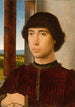 Portrait af en ung mand - Hans Memling — visning af kunstværket