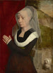 Portræt af en kvinde i bøn - Hans Memling — visning af kunstværket