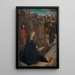 L'Adoration des Mages - Hans Memling — indrammet kunstværk på væggen