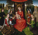 Jomfru og Barn med Sankt Katharina af Alexandria og Sankt Barbara - Hans Memling — visning af kunstværket
