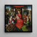 Jomfru og Barn med Sankt Katharina af Alexandria og Sankt Barbara - Hans Memling — indrammet kunstværk på væggen