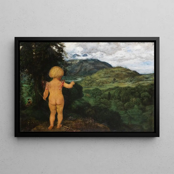 Hans Thoma - Amor erspht die Liebenden.webp